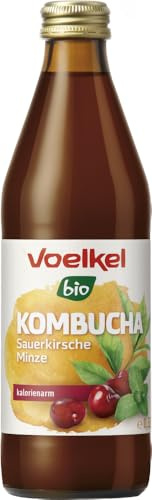 Bio Kombucha Sauerkirsche Minze 2 x 0,33 L