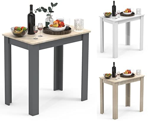 VCM Holz Esstisch | H. 76 x B. 80 x T. 50 cm | Küchentisch Speisetisch Tisch Esal
