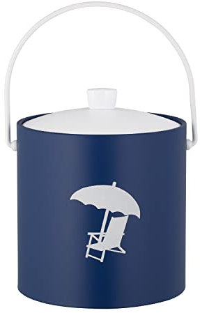 Kraftware Pastimes Eiskübel, 3 qt (Strandkorb, Royale Blue)