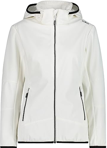 CMP, JACKET ZIP HOOD, 32A0456, Basic White, D44, Woman