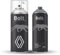 Bolt Spray Premium Paint - Pack Spray Pintura BICAPA para Renault Metalizado + Barniz 1K 400ML - KPN Gris Titanium