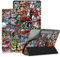 DINGGUAGUA Funda para Tablet Lenovo Tab P12 12.7 Pulgadas 2023 TB371FC,Ultra Delgado Tablet Estuche con Función de Soporte,Graffiti