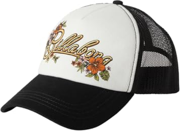 Billabong Damen Aloha Forever Adjustable Trucker Hat with Mesh Back, Schwarz Multi 1, Einheitsgröße