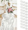 10 Packungen weißer Käsetuch-Tischläufer, 90 x 300 cm, Gaze-Bobo-Tischläufer, Käsetuch-Stoff, halbdurchsichtiger Tischläufer für Hochzeitsempfang, rustikale Boho-Hochzeitsparty-Tischdekoration