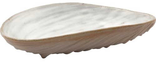 [W0725] Plate Shell Pale Grey Irregular small