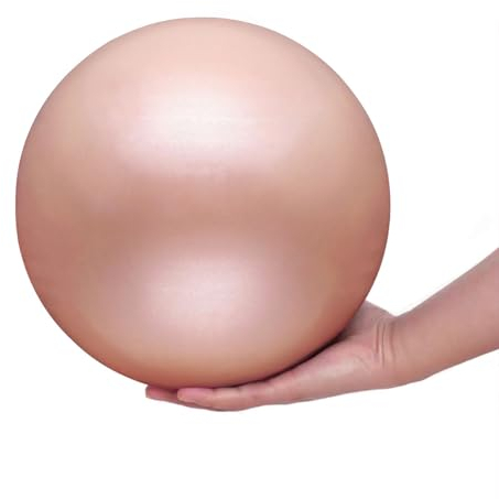 Fresion Gymnastikball Kleiner Pilates Ball - 25cm Yoga Ball Baby Soft & Rutschfester Gymnastikball Weicher Ball Fitnessball Klein für Yoga Zuhause Büro Sitzball