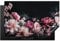 KitchenYeah© Herdabdeckplatte Einteilig Ceranfeld Abdeckplatte Küche Deko Ceranfeldabdeckung Herdabdeckung Induktionsmatte Blumen - Rosa - Natur - Schwarz - 81.6x52.7 cm