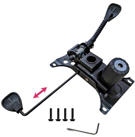ZREBZYR Replacement Office Chair Mechanism Base Plate -Heavy Duty 500LB Replacement Office Chair Tilt Control Mechanism