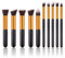 Jaimela 10 Teiliges Pinselset Makeup, Professionelles Foundation Make up Pinsel Set, Schminkpinsel Set, Puderpinsel Foundation Pinsel, Ideal für Foundation Lidschatten Concealer