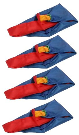Abaodam 4 Uds Accesorios De Fiesta Bufanda Colorida para Trucos De Mago Bufanda Colorida para Trucos De Mago Gadget para Trucos Herramienta De Utilería para Fiestas Herramienta para