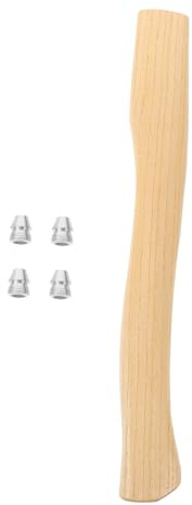 Axtstiel Ersatz Holzgriff 11mm mit 4 Keilen für Holzarbeiten
