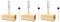 Speesy 3X 432-Hz-Stimmgabel mit Resonanzkasten, für Klangheilung, Stimmgabel-Resonanzunterricht, HöRtests,