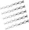 3 Sizes Silver, Black Bra Sewing Hooks and Eyes Closure Sets, 30 Sets Metal Fastenings Replacement Clasps Fasteners, Eyes Closure Clothing Fasteners for Bra Skirt Clothing Trousers Hooks and More