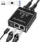 Switch LAN 3 Port, Splitter Ethernet 1 à 3 1000 Mbps, Switch RJ45 Splitter 1000 Mbps pour Ordinateur, Routeur, Commutateur, Hub, Télévision Numérique, etc.