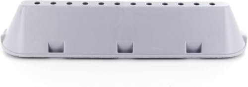 CG94 - Trascinatore Cestello Lavatrice Evo 52-62 T1.8 ECO Compatibile Wh!r_ @r!s_ton H0t_p0!nt !nd_es!t | 12 Fori | Equivalente a C00533119, Grigio 23 x 5,5 x 5 cm