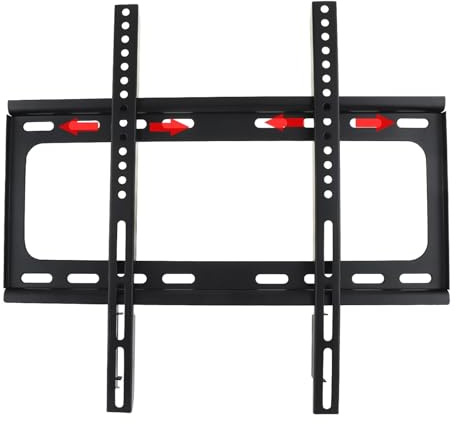 UIHMSWYAL 45kg 1.2mm Cold Tie Plate TV Wall Mount Bracket Flat Panel TV Frame for 26-60 Inch LCD