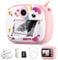 YOZISS Camara Fotos Digital con Impresión,1080P Doble Camara Infantil Instantanea Niños Camara Digital con Tarjeta Microsd,Reproductor de Música Vídeo y Juegos, Regalo para Niños y Niñas 3 a 12 Años