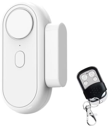 aixi-SHS Kabellose Alarmanlage für Tür und Fenster, 120 dB, verstellbar, 5 Modi, Haussicherheitssystem mit Fernbedienung