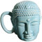 Mikikit Taza De Cerámica Con Diseño De Cabeza De Buda Para Café Té y Caliente Para Uso Casa Oficina o Cafeterías