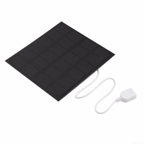 Aprilsunnyzone Panel solar eficiente de 3 W6 V con salida USB para cargar teléfonos en entornos al aire libre