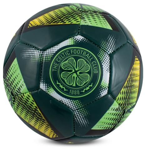 Hy-Pro Celtic F.C. Football - Size 3, Spiral Design, Celtic Merchandise | Officially Licensed, Training, Collectible For Kids and Adults