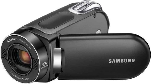 Samsung SMX-F30 Camcorder SD/SDHC Card 34 x Optical Zoom 2.7-Inch Display Black (Renewed)