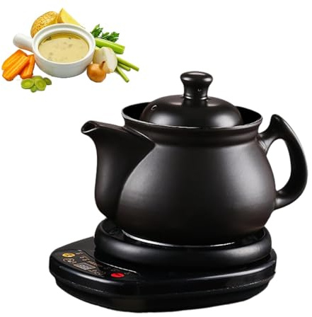 Pentola elettrica per medicina cinese, bollitore automatico per la salute, cuocitore multifunzionale per la medicina cinese, conservazione intelligente del calore, mantenimento in caldo per 8 ore