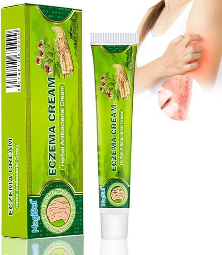Ekzem-Creme,Ekzem Hautschutzcreme, Anti Juckreiz Creme, Haut beruhigende & feuchtigkeitsspendende Pflegecreme, Pflegesalbe mit maximaler Stärke, Sanfte Pflegecreme, Linderung trockene Haut,20g