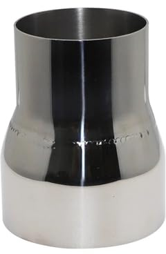 Embout D'échappement Adaptateur Droit Universel Réducteur Silencieux D'échappement Moto Voiture Tuyau Soudé Plusieurs Tailles Disponibles En Acier Inoxydable Silencieux(O.D 63mm-70mm)