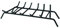 VERDELOOK Braciere portalegna in Ferro per Camino, 74x33x16 cm, arredo Interni