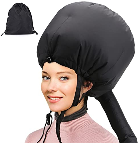 Segbeauty Haartrockner-Haube, verstellbarer Haartrockner-Aufsatz Hauben-Haarbehandlungs-Tiefenkonditionierungs-Kappe Y-Typ Seitenriemen-Haube mit Gummiband