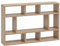 Wohnling Wandregal WL5.809 Sonoma Eiche 75x51x16 cm Holz Hängeregal Modern, Design Wandboard Freischwebend, Holzregal Regal für die Wand, Bücherregal Schmal, Dekoregal Schweberegal Wohnzimmer