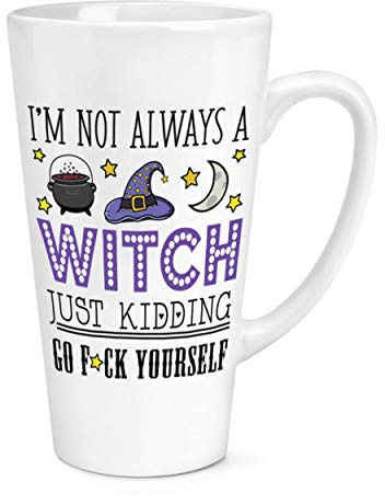 I'm Not Always A Witch 17oz Large Latte Mug Cup