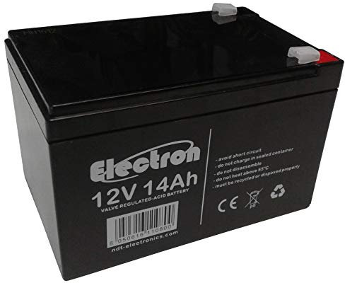 Batterie rechargeable au plomb 48 V 12 V 14 Ah adaptée pour UPS alarmes solaires, traction électrique trottinettes vélo max 250 W