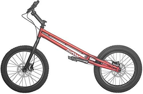 MU 20-Zoll-Bmx Trial Bike/Fahrrad-Trial Für Anfänger Und Fortgeschrittene, Crmo Rahmen Und Gabel, Mit Bremse,Rot,Verbesserte Version