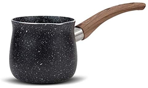 NAVA Schmelztiegel | 300 ML | Türkische Kaffeekanne mit Granitbeschichtung für die Zubereitung von türkischem Kaffee