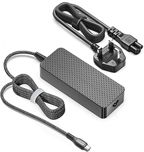 HKY 20V 5A 100W USB C Charger for MacBook Pro/Air Surface Pro 11 9 8 Surface book 4, Dell Inspiron 7306 XPS 15 9510 Samsung Galaxy Book3, LG gram Razer Gaming Laptop Power Supply Adapter Cable
