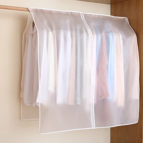 Kleidungsschutzhüllen Groß 150 Kleiderständer Abdeckung Lang mit Magic Tape Staubschutz Atmungsaktiv Schutzhülle Staubdicht Feuchtigkeit (5 Muster)(D,110 * 120cm)