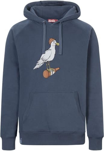 derbe Hamburg Sturmmöwe Männer Kapuzenpullover Navy M