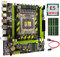 Koanhinn Kit de Carte MèRe X79 X79G avec Processeur E5 2650 V2 + 4X4G DDR3 RAM + Câble LGA2011 DDR3 REG ECC M.2 8 USB SATA3.0 Carte MèRe