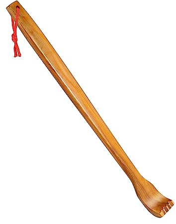 Ciieeo Holz Rückenkratzer, Kratzhand Rückenkratzer aus Holz Langer Griff Rückenmassagegerät für Sofortige Linderung von Juckreiz