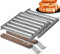 MASINIES Hot Dog Roller Rack Grill mit Holzgriff (2)