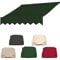 MKYOKO Markise Stoff, Langlebiger Markisenstoff, Wasserdichter Mehrzweck-Markisenschutz, Markisen Ersatzteile (Color : Green, Size : 2m)
