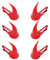 Bohue 6pcs Halloween Devil Horn Hair Clips Red Devil Horns Hair Clip Horns Ears Hairclips Costumes Decorations Fancy Dress Hair Accessories for Halloween