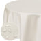 Softalker Tischdecke Beige Abwaschbar Rund 180 cm Jacquard-Geometrischem Outdoor Tischdecken Wasserabweisend Tischtuch Fleckschutz Table Cloth für Outside Garten Party Geburtstag Camping