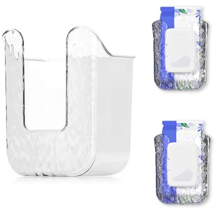 Goiern Lot de 2 boîtes de rangement pour lingettes humides, support mural, boîte de papier toilette, distributeur de mouchoirs pour cuisine, chambre à coucher, maison, salle de bain