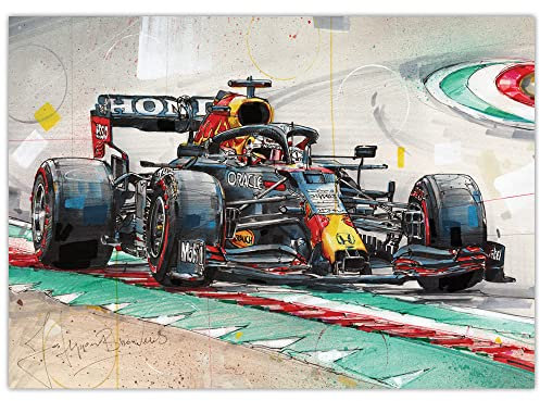 Verstappen Rennwagen Poster 42x29,7 cm (DIN A3)