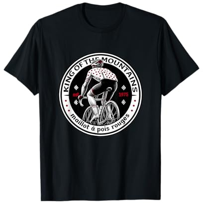 KÖNIG DER BERGE MAILLOT A POIS ROUGES RADSPORT TOUR T-Shirt