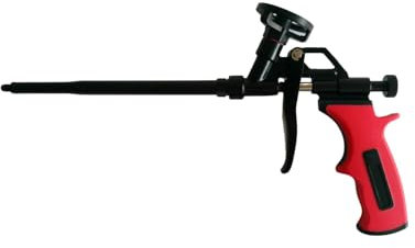 dubaust Schaumpistole Bauschaum Pistole PU Schaum Pistole für Pistolenschaum Montageschaum Bauschaum Business Rot/Schwarz (2)