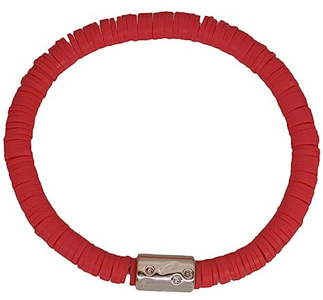 WESIEVYA Pulsera Bohemia Colorida De Polimérica Para Mujer Accesorio De Muñeca Elástico Para Fiestas y Viajes